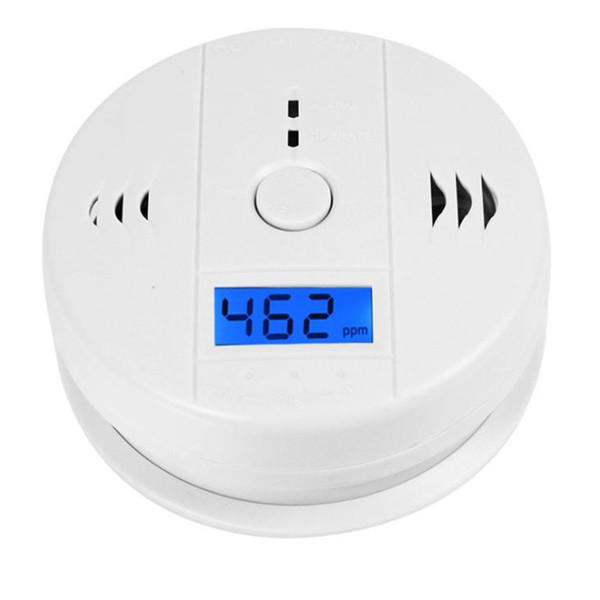 CO Carbon Monoxide Tester Alarm Warning Sensor Detector Gas Fire Poisoning Detectors LCD Display Security Surveillance Safety Alarms