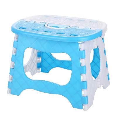 Large plastic folding stool, cartoon children outdoor fishing stool Safety, Convenience and Fashion Handle with handle
