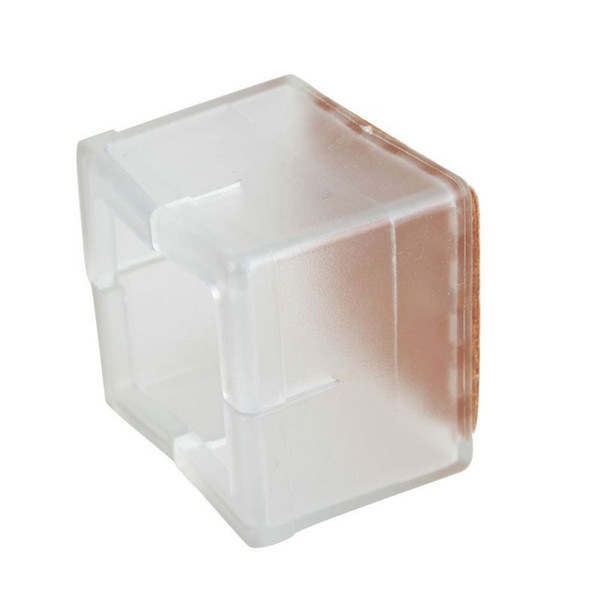 NEW 24pcs /Set Square Chair Leg Caps Rubber Feet Protector Pads Furniture Table Covers