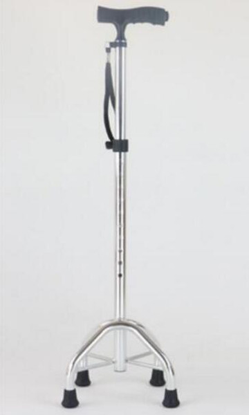 Aluminum alloy Adjustable height the aged Walking Sticks Portable crutch the Elderly Canes with Flashlight