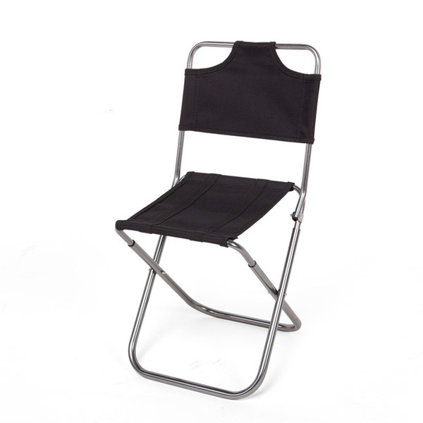 Ultra-light outdoor Portable folding chair Camping Barbecue Fishing chair PU Coated Oxford cloth 110kg Load bearing 7075 Aluminum tube