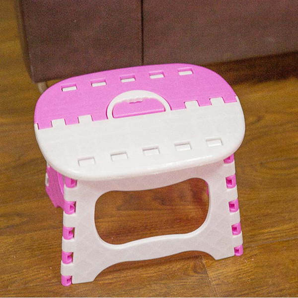 Plastic Folding Stool Fishing Stool Bathroom Small Bench Adult Children Outdoor Portable Folding Stool Free Shipping