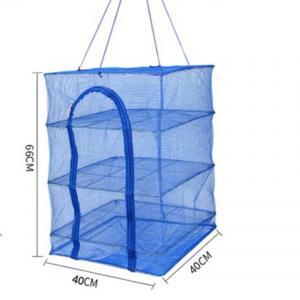 Fish Mesh Hanging Drying Net Food Dehydrator - Durable Folding Fish Vegetable Dishes Dryer Net Drying Rack 4 layer VVA318
