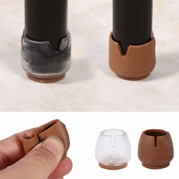 16Pcs/Pack Chair Feet Protectors Legs For Sofas 25mm Round Furniture Feet PVC Pads For chair legs Cap Cover Protectors