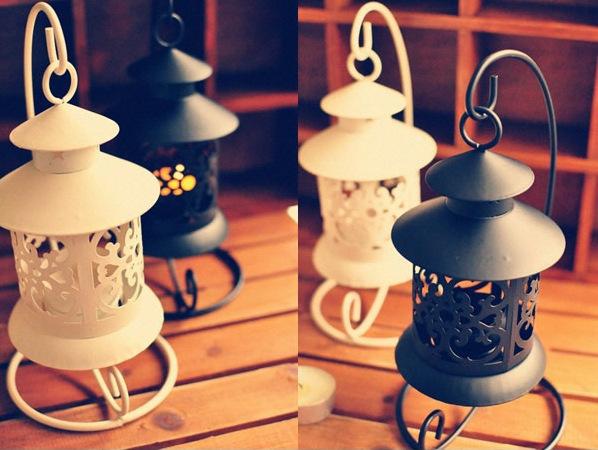 zakka grocery wholesale home creative lace vintage British metal hanging candelabra wholesale TY201