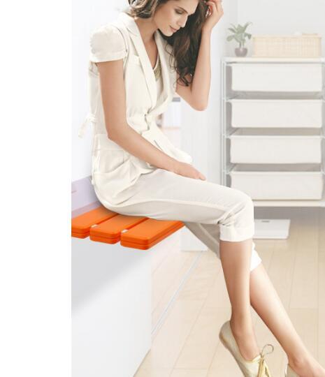 Bathroom folding chair 4 colors bath stool shower wall stool chair size 328*320mm ABS bath chairs