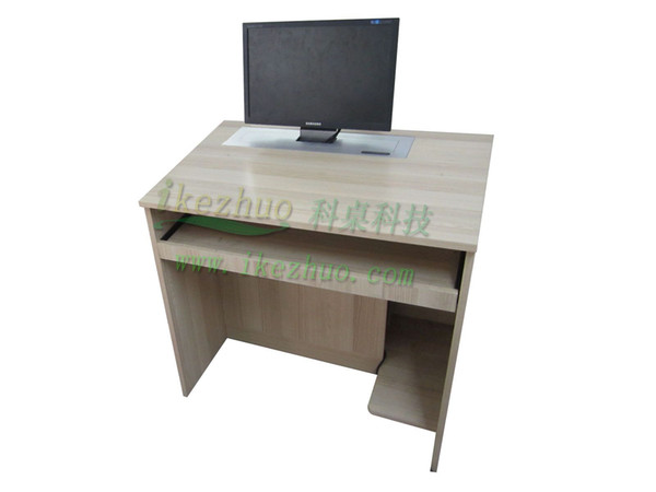 Branch tables Adjustable Single Computer Desk Hide monitor lift tables electric lift Computer Desk