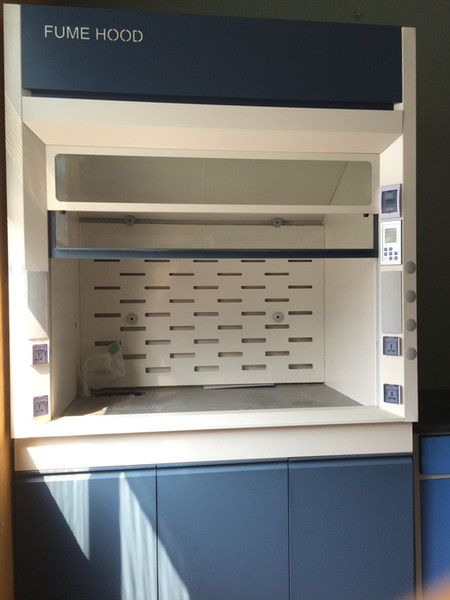 CE Approved Lab Fume Hood Integrated Type Lab Fuming Cupboard 4 feet wide All Steel Standard Laboratory Fume Cabinet