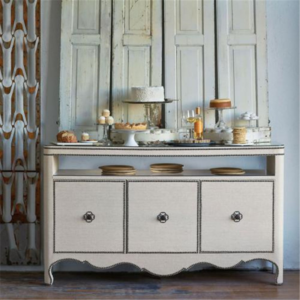 Feibo Nordic American Mediterranean minimalist living room furniture custom wood sideboard Entrance Cabinet BR
