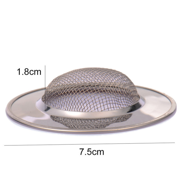 LeKing 1pc Stainless Steel Bathtub Hair Catcher Stopper Shower Drain Hole Filter Trap Metal Sink Strainer Bathroom Sink
