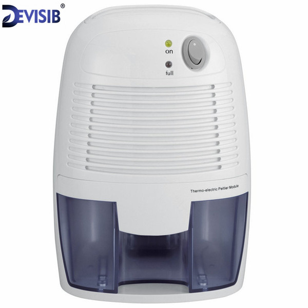 DEVISIB Mini Powerful Small-Size 500ml Home Air Dehumidifier for Smaller Room, Basement, Attic, Boats, RV's and Antique Cars