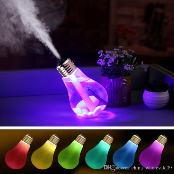 New Arrival 400ML USB DC 5V Night Light Air Ultrasonic Humidifier Oil Essential Aroma Diffuser Mist Maker Fogger 7 Colors