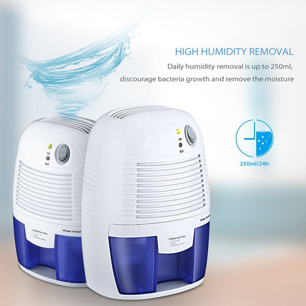 INVITOP Mini Dehumidifier for Home Portable 500ML Moisture Absorbing Air Dryer with Auto-off and LED indicator Air Dehumidifier