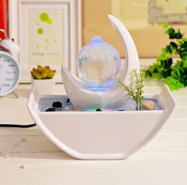 Ceramic crafts water fountain for indoor decoration