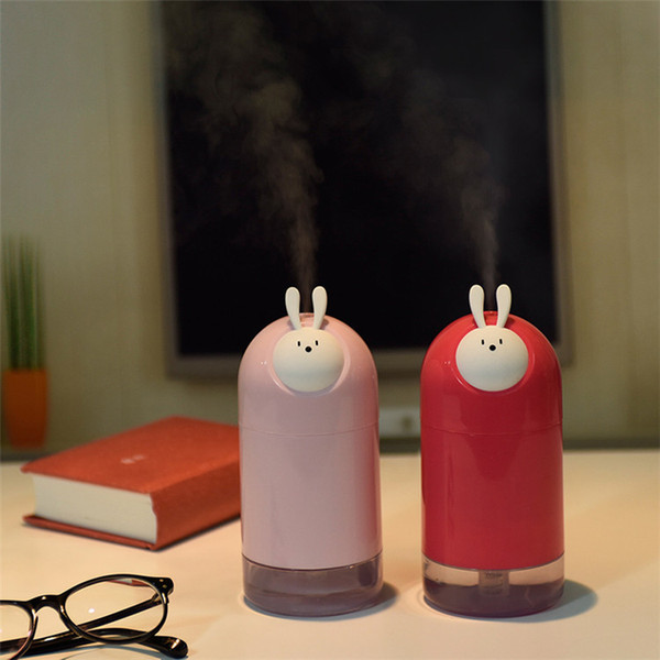 Animal Cartoon 280ml USB Humidifier Ultrasonic Bear Rabbit Air Humidifiers Mist Maker Air Purifier For office BedRoom