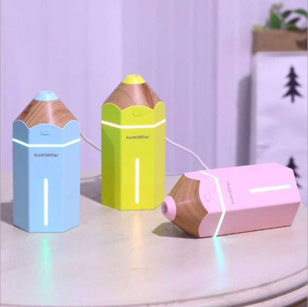 New Design Pencil Humidifier Mini Desktop Air Humidifier Diffuser 230ML USB Automatic Power-Off Mist Maker Fogger For Home