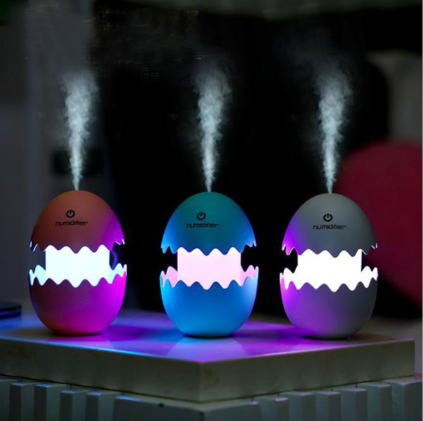 Creative Interesting Egg Aromatherapy Humidifier Mini Desktop Air Humidifier Diffuser USB Automatic Power-Off Mist Maker Fogger For Home