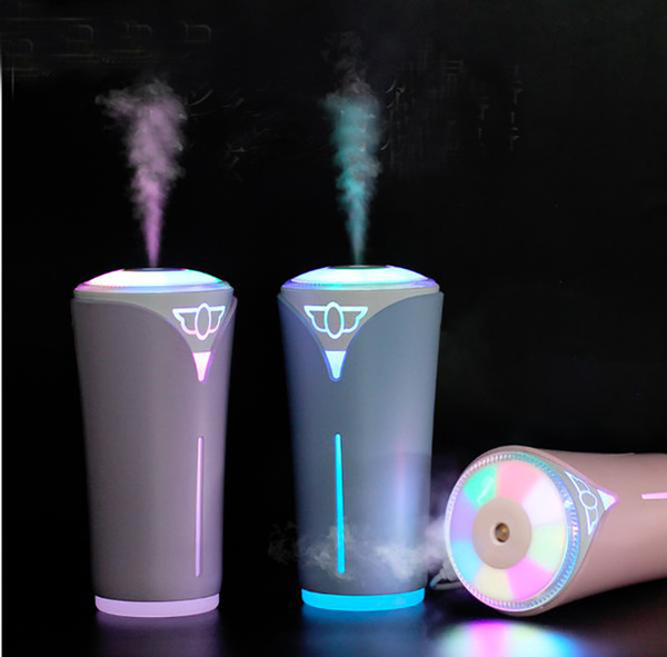 Dazzle color Glass Humidifier Mini Desktop Air Humidifier Diffuser USB Automatic Power-Off Mist Maker Fogger For Home