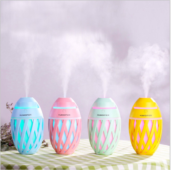 New Creative Football Humidifier USB Desktop Diffuser Colorful Night Light Air Humidifier 320ML Desktop Aroma diffuser