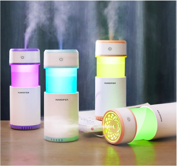 Creative Pulling Humidifier Mini Desktop Air Humidifier Diffuser USB Automatic Power-Off Mist Maker Fogger For Home