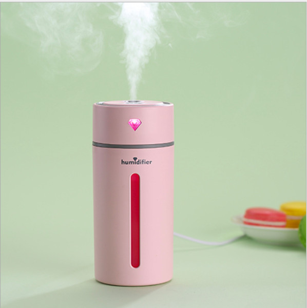 Diamond cup Humidifier Mini Desktop Air Humidifier Diffuser USB Automatic Power-Off Mist Maker Fogger For Home