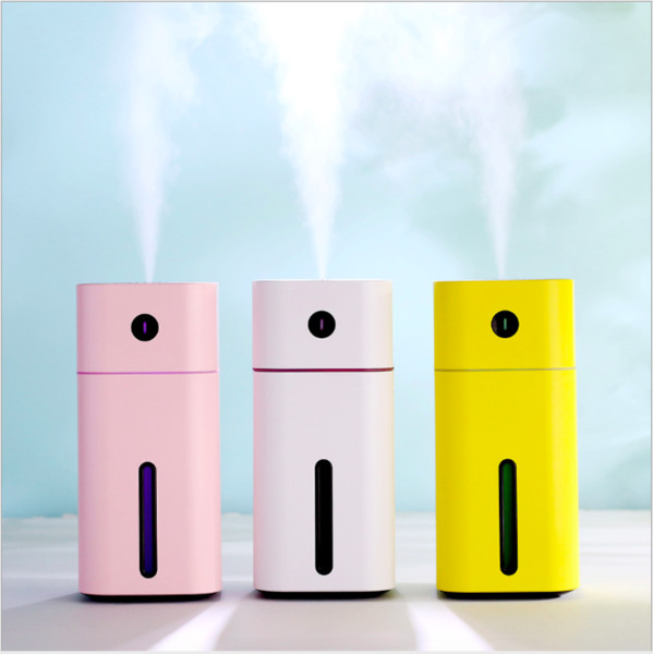 Colorful Lights LED Humidifier 180ml Capacity Silent Office Bedroom Small Air Purification Aromatherapy Fog Water Night Light Touch