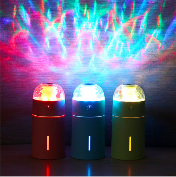 LED Magic Light Humidifier Mini Desktop Air Humidifier Diffuser USB Automatic Power-Off Mist Maker Fogger For Home