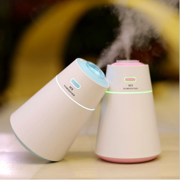 USB household night lamp projector 500ml air humidifier Desktop Aroma diffuser ultrasonic mist maker LED night light for home