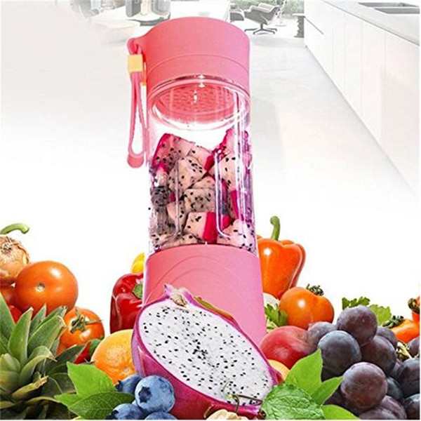 Portable Electric Fruit Juicer Cup Vegetable Citrus Blender Juicer with USB charger free shipping