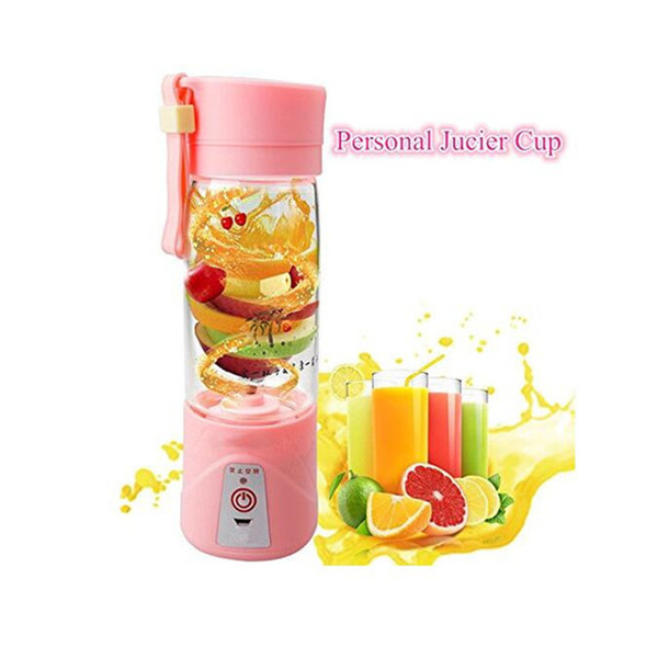 Portable Electric Fruit Juicer Cup Vegetable Citrus Blender Juicer With USB Charger Cable And Retail Package