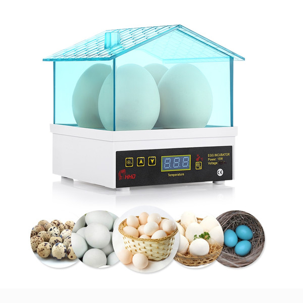 HD Mini Electric Automatic Egg Hatcher Incubor 4PCS Chicken Hatcher Machine Incubator for Chickens Ducks Gooses Eggs Free Shipping NB