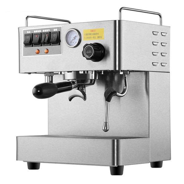 Commerical Espresso Coffee Machine CRM3012 Fully Automatic Stainless Steel Material Coffee Maker 15 Bar Pressure 1.7L Capacity