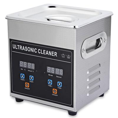 Portable Mini Ultrasonic Cleaner 2L Ultrasonic Jewelry Cleaner for Denture Coin Eyeglass Sterilizer Ultrasound Washing Machine NB