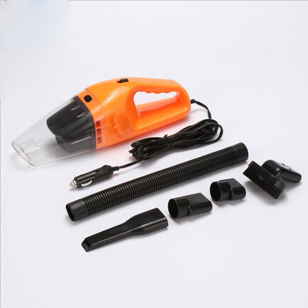 2018 Auto Accessories Portable 5M 120W 12V mini Car Vacuum Cleaner Handheld Mini Super Suction Wet And Dry Dual Use Vaccum Cleaner