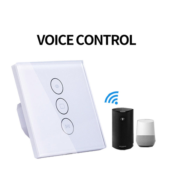 voicer control working with Alexa google home EU Wifi Curtain Switch APP control Curtain Switch for Electric