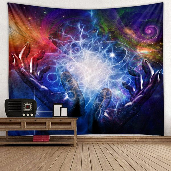 3D Psychedelic Forest Tapestry Fairy Garden Hippie Hanging Wall Blanket Livingroom Headboard Home Decoration Hanging Curtain