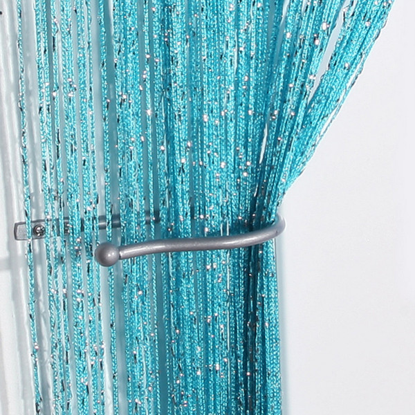 New Romantic Tassel String Curtain Window Door Divider Sheer Curtains Valance rod pocket Vestibule Wall line curtain Decor Y3