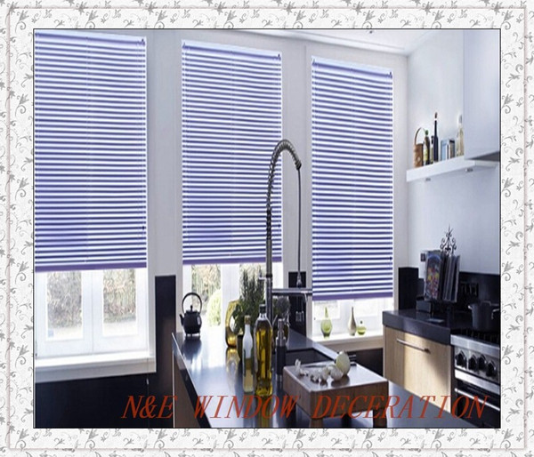 Free Shipping Aluminium Venetian Horizontal Blinds Customize Size wands&cords mechanism one side aluminium track,customize size