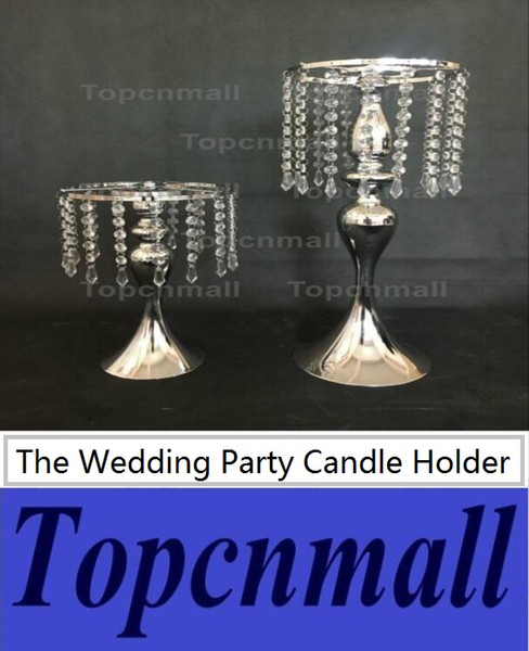 Crystal Rhinestone Candelabra for Wedding Party Elegant Candle Holder Pretty Table Centerpiece Vase Stand Candlestick Wedding Decoration