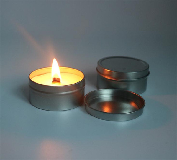 Soy Wax Candle Natural Plant Eco Friendly Bougie With Scented Tinplate Cans Package Candles Pollution Free