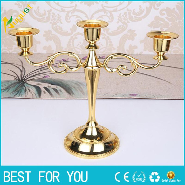 European Candlestick Three Five Decoration Vintage Romantic Wedding Props Candlelight Dinner Restaurant Hotel Home Decoration