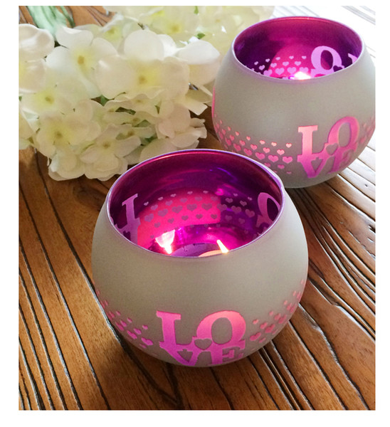 18 Styles Spherical Glass Mosaic Crack Candlestick(not include candle) european Candle Holders candlelight dinner Candle Holder