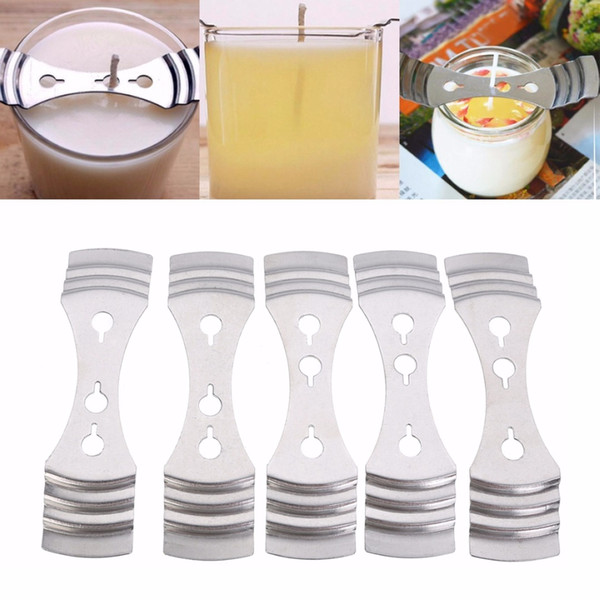 Metal Candle Wicks Holder Centering Device DIY Candle Making Supplies Tool 5pcs/set