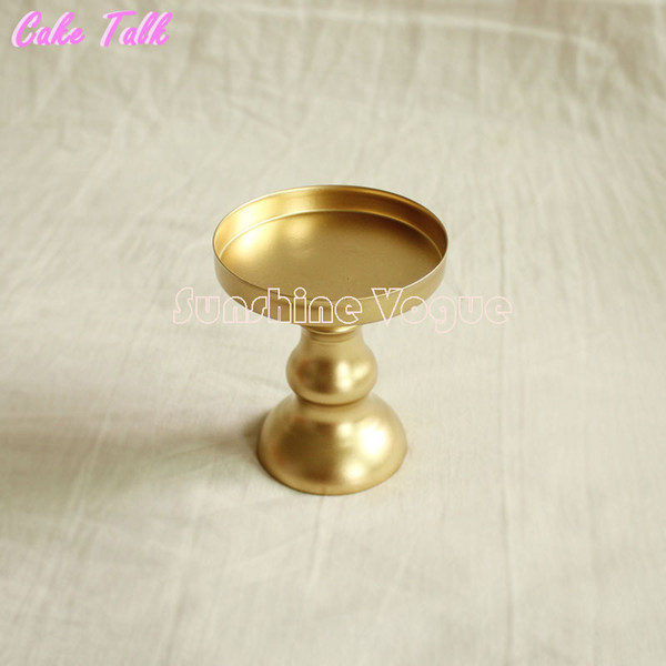 Metal Iron candle holder cupcake mini cake stand 8*10 cm decorator for cupcake muffin multi-color accept flower vase