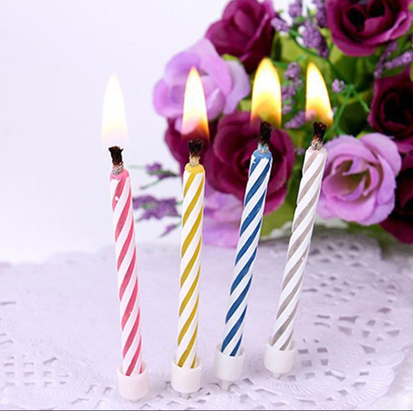 10 Pcs Magic Relighting Candles Funny Tricky Toy Birthday Eternal Blowing Candles Party Joke Birthday Cake Decors