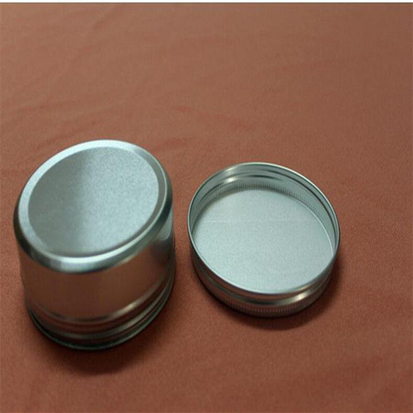 Silver Aluminum Container 83*34mm Candle Holder Aluminum Jar 150ml Cream Cans Round Tin Aluminum Cream jar