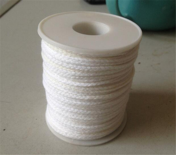 Spool of Cotton Square Braid Candle Wicks Wick Core 61m x 2.5mm For Candle Making Supplies