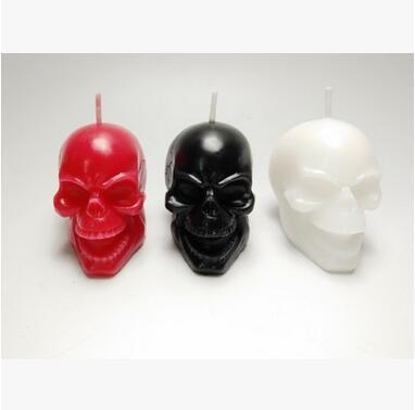 Wholesale Halloween Skull Head Candles Creative Halloween Party Supplies Scary Skeleton Candles Festival Use Art Candles Home Decorations