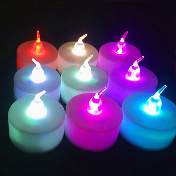 LED Candle Flickering Tea Candles Battery Operated Tealight Flameless Party Decorative Lamp for Wedding Birthday Christmas Party YW1231