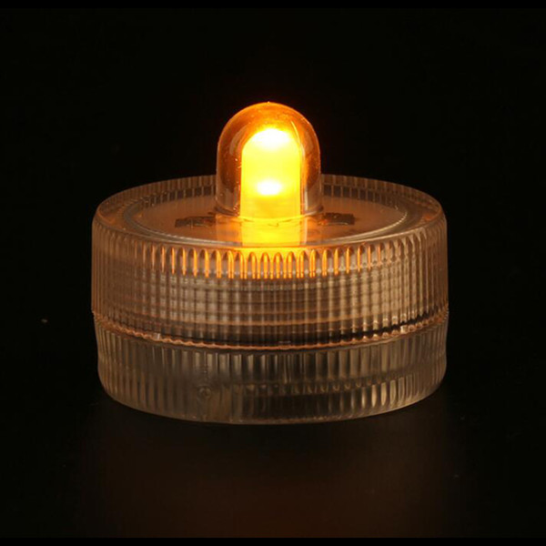 Hot Candle light LED Submersible Waterproof Tea Lights battery power Decoration Candle Wedding Party Christmas decoration light